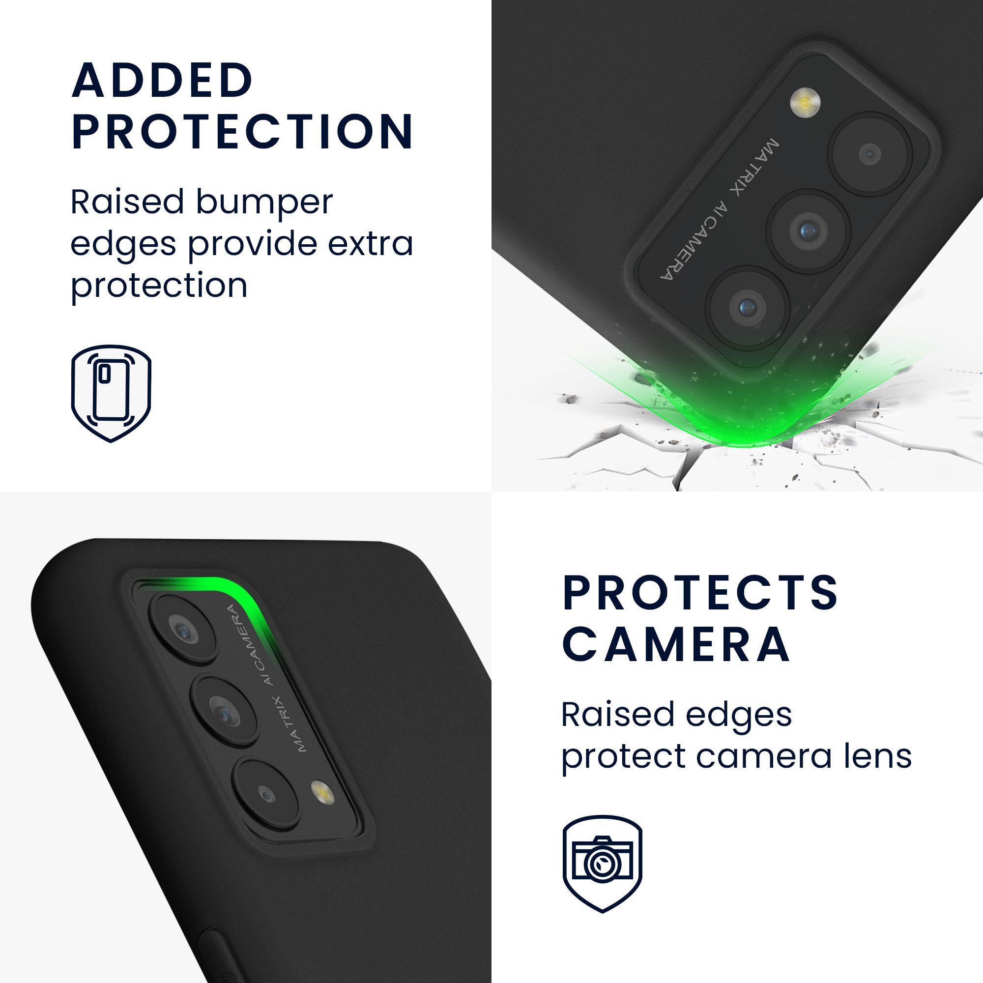 kwmobile Handyhülle Hülle für Realme GT Master Edition, Hülle Silikon - Soft Handyhülle - Handy Case Cover