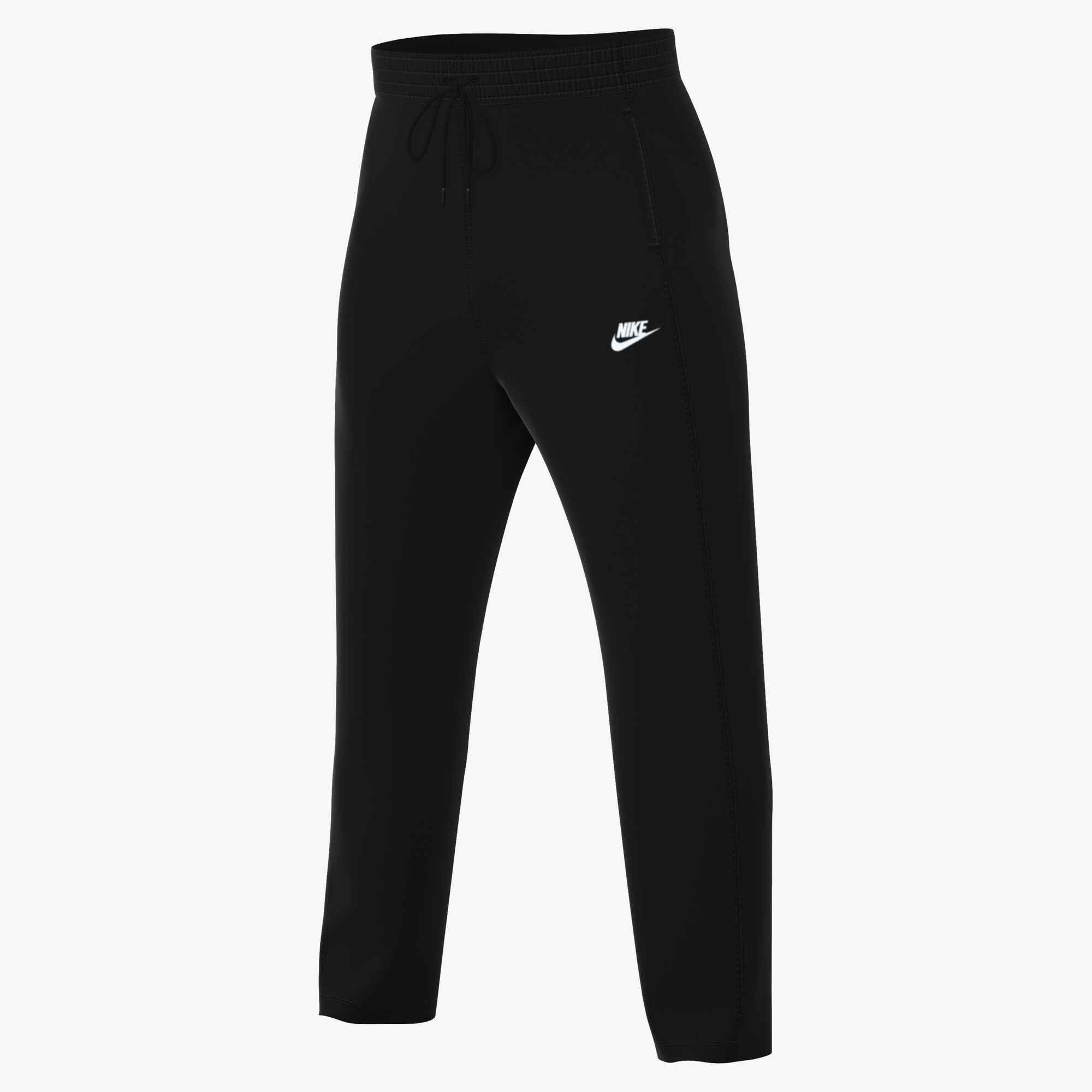 Nike Sportswear Sporthose Nike Sportswear Club Men's Knit Open-Hem Pants mit Logostickerei, mit Eingrifftaschen, mit Kordelverschluss