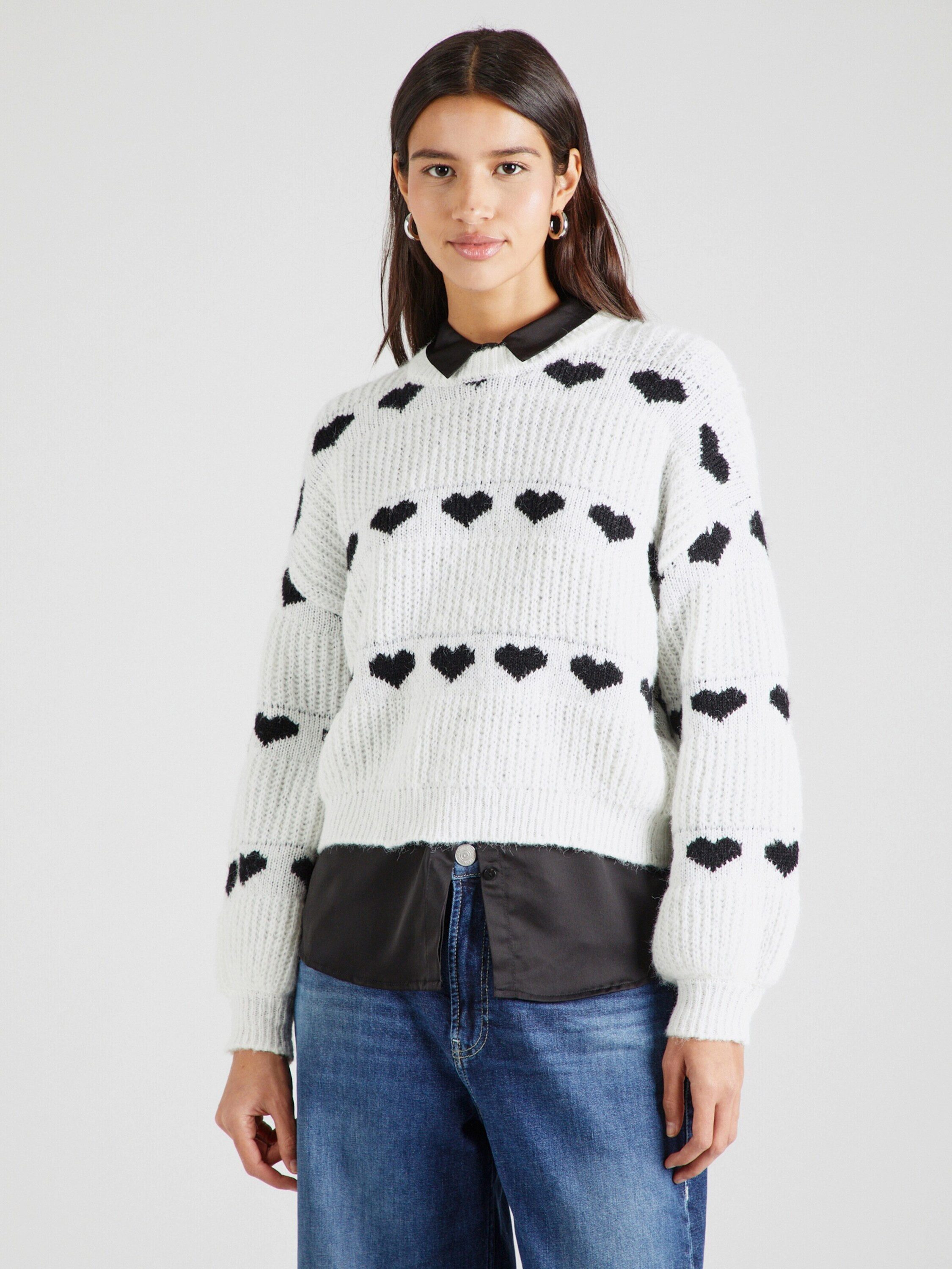 pieces Strickpullover PCNove (1-tlg) Plain/ohne Details günstig online kaufen