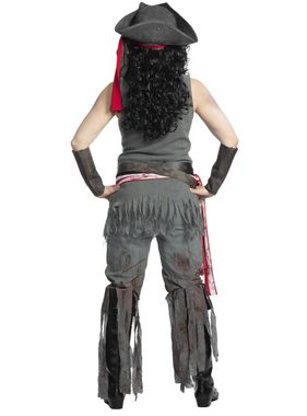 Maskworld Kostüm Zombie Piratin Kostüm, Der Fluch der sieben Meere: untote Piratin von MASKWORLD