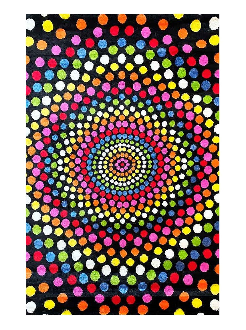 Vimoda Teppich Kurzflor Bunt Teppichwohnzimmer Patchwork günstig online kaufen