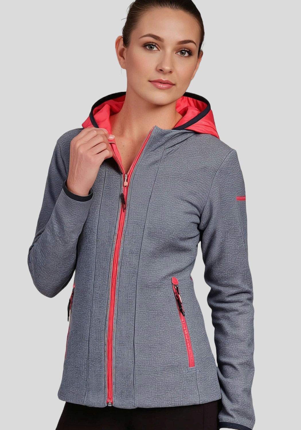 Icepeak Strickfleecejacke Kylie Kapuzenjacke Strickjacke mit günstig online kaufen