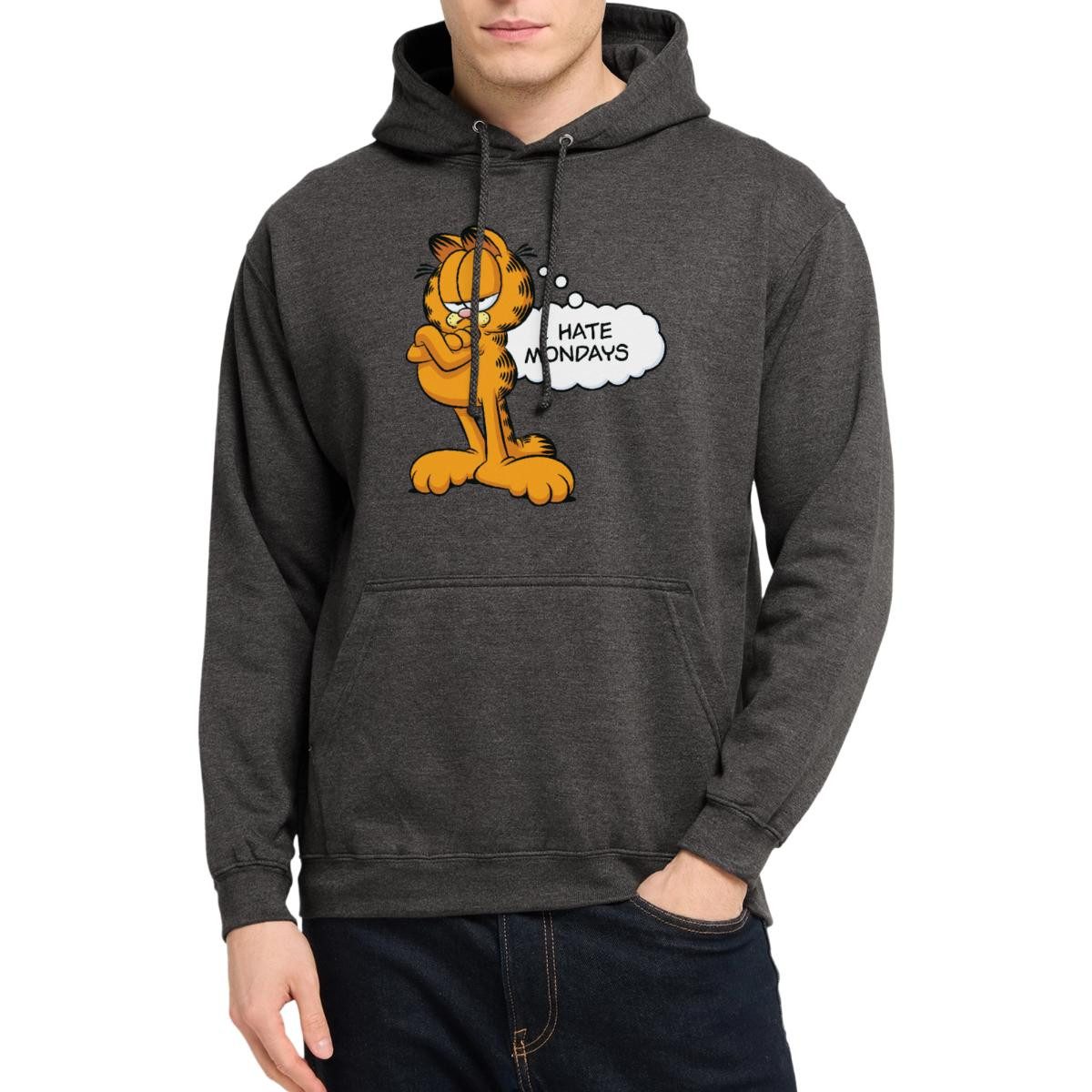 Spreadshirt Hoodie Garfield Ich Hasse Montage Mondays Montag Unisex Hoodie (1-tlg)