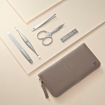 Zwilling Maniküre-Etui TWINOX REIßVERSCHLUSS-ETUI TAUPE, 5 tlg.