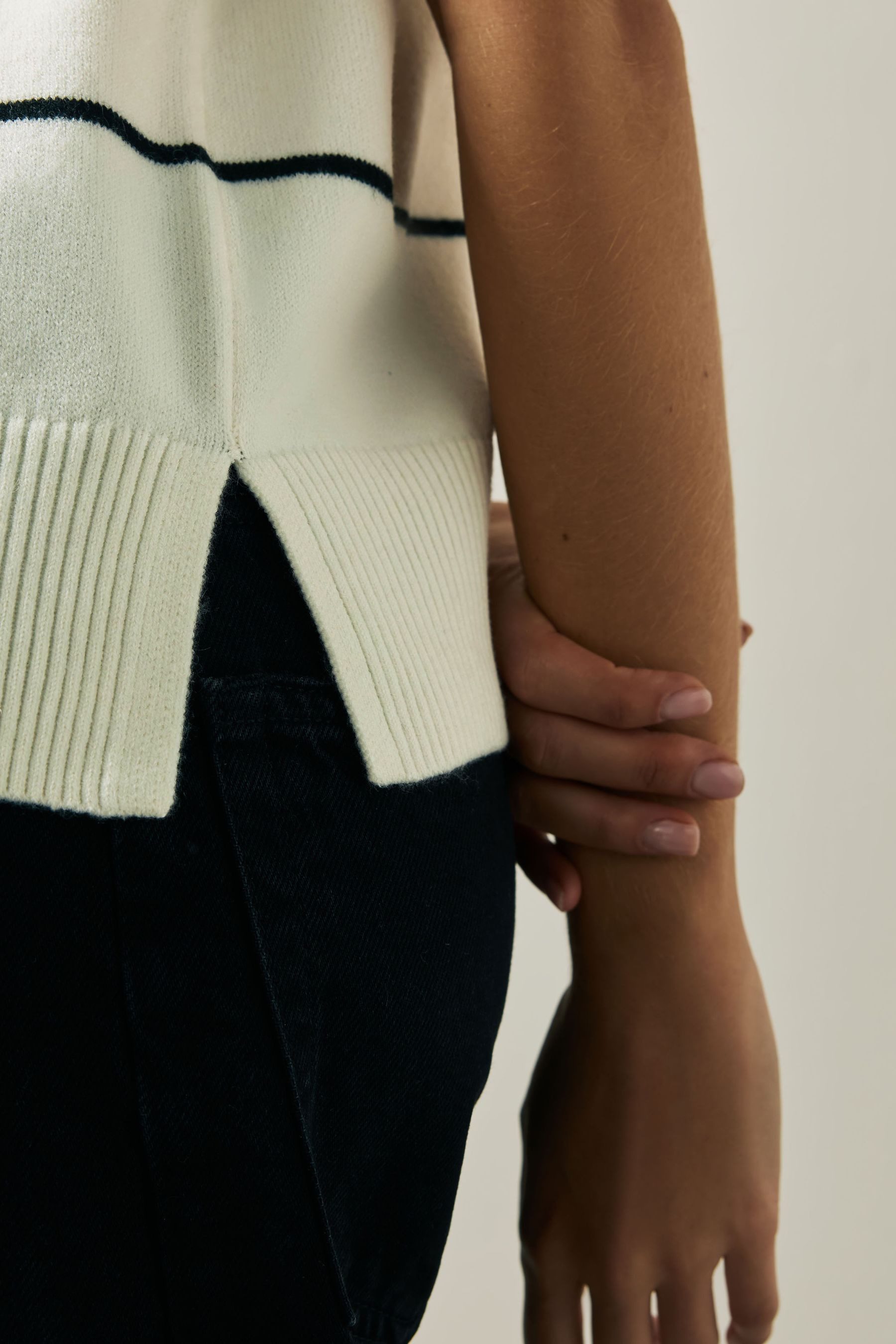 Next Stricktop Tanktop-Cover-up mit Rollkragen (1-tlg)