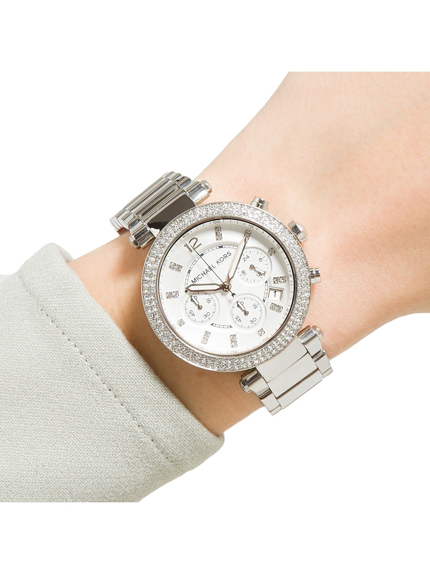 MICHAEL KORS Chronograph Michael Kors Damen-Uhren Analog Quarz