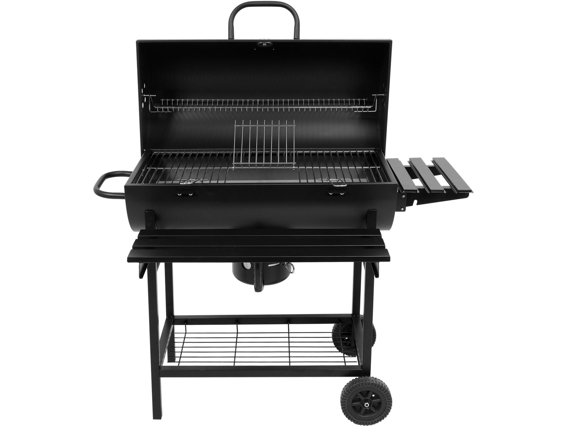 Lund Holzkohlegrill Holzkohlegrill 71x35 cm mit Deckel und Ablage, Holzkohlegrill 71x35 cm mit Deckel und Ablage, Holzkohlegrill 71x35 cm mit Deckel und Ablage