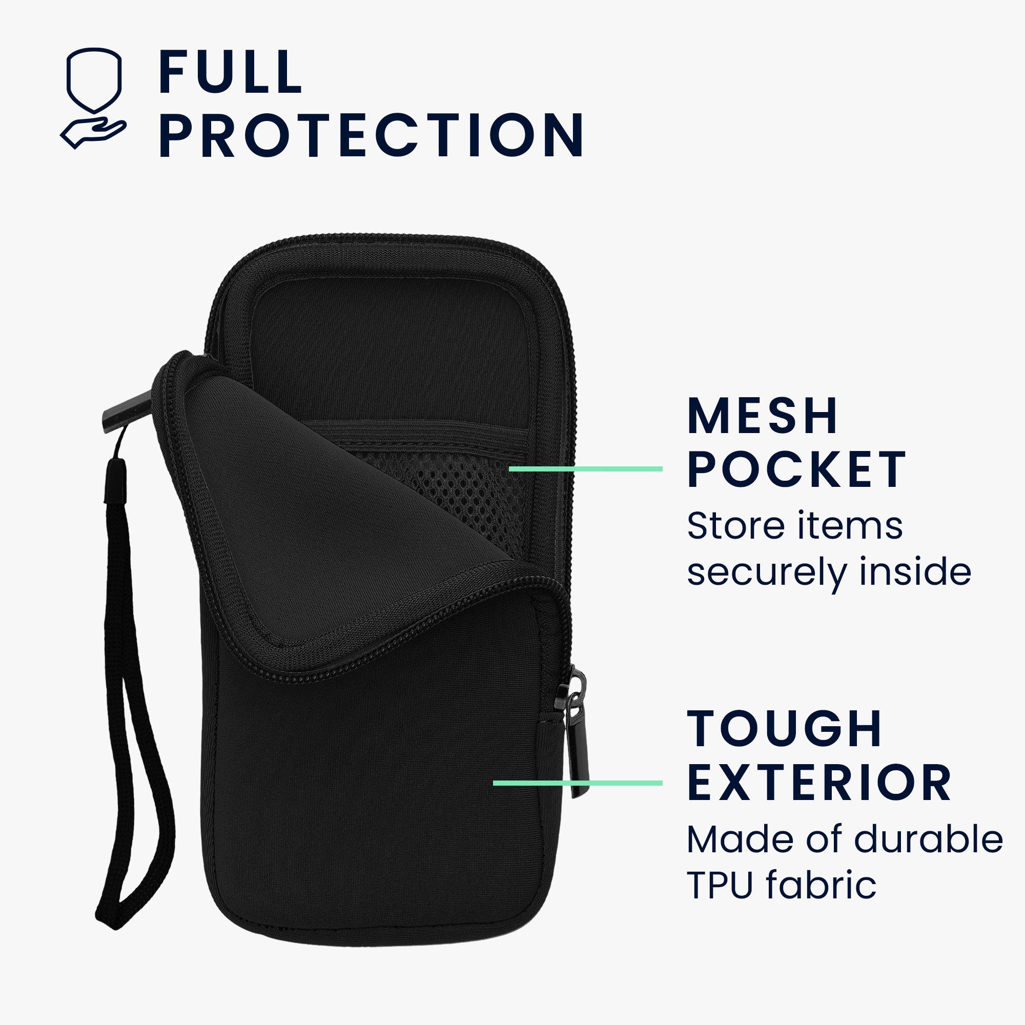 kwmobile Handytasche Handytasche für Smartphones XXL - 7" (1-tlg), Neopren Handy Hülle - Handy Tasche Sleeve Pouch