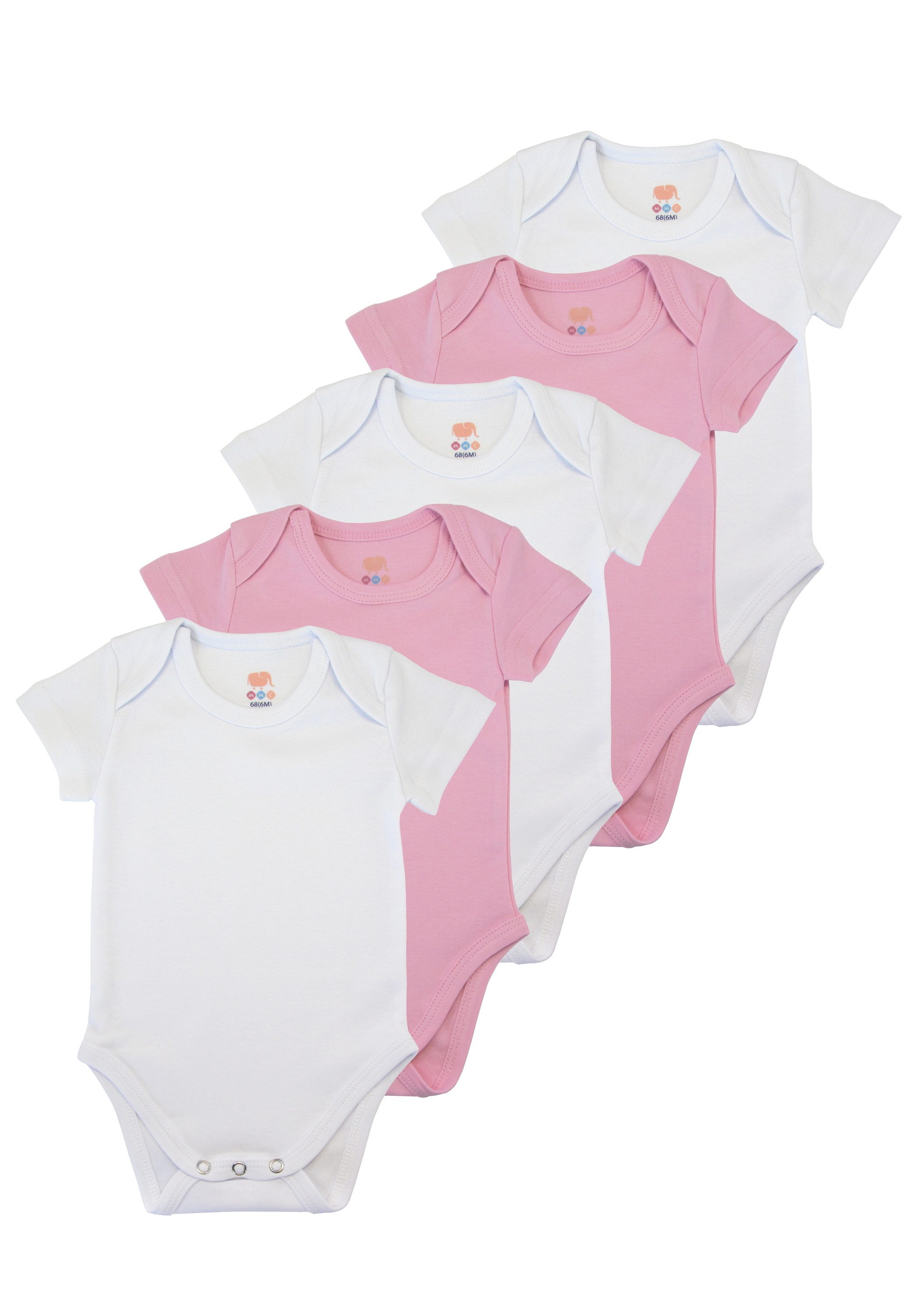Body Kurzarmbody Baby und Kleinkind Kurzarm, 5er Set