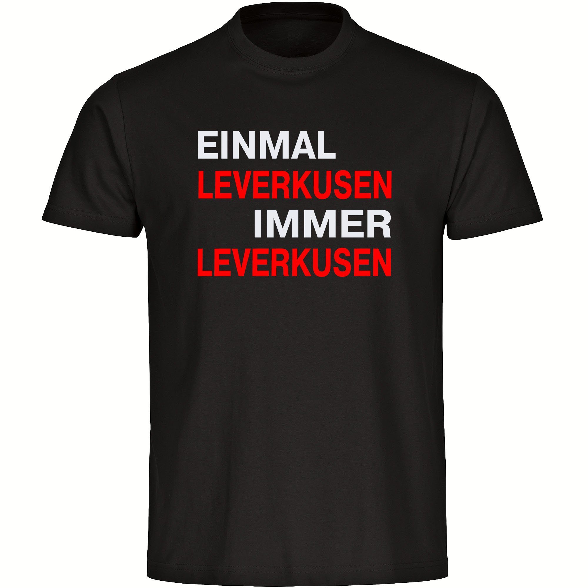 T-Shirt Herren Leverkusen - Einmal Immer - Männer