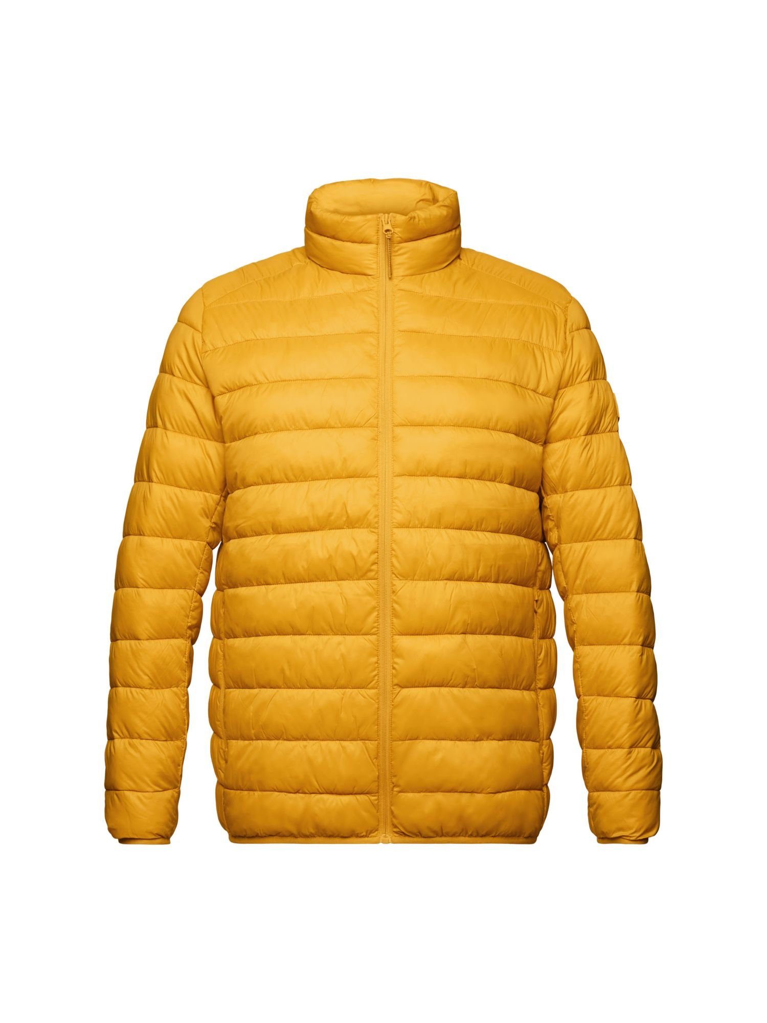 Esprit hohem Steppjacke AMBER Steppjacke Kragen mit YELLOW