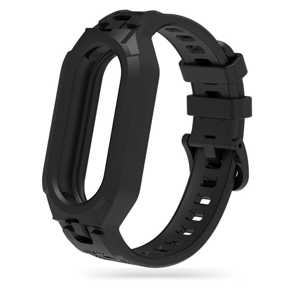 TECH PROTECT Armband Sportarmband Ersatzarmband Schutzarmband (Spar-Set, 1-tlg), TPU, Schutzgehäuse, Dornschließe, schwarz