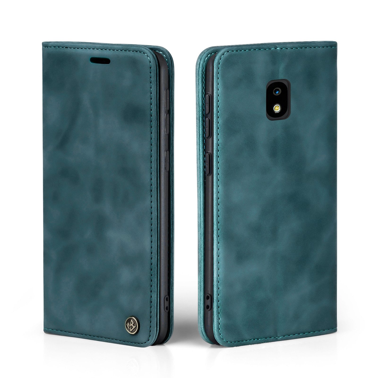 Tec-Expert Handyhülle Tasche Hülle für Samsung Galaxy J5 (2017) 5.2 Zoll, 5.2, Cover Klapphülle Case mit Kartenfach Fliphülle aufstellbar