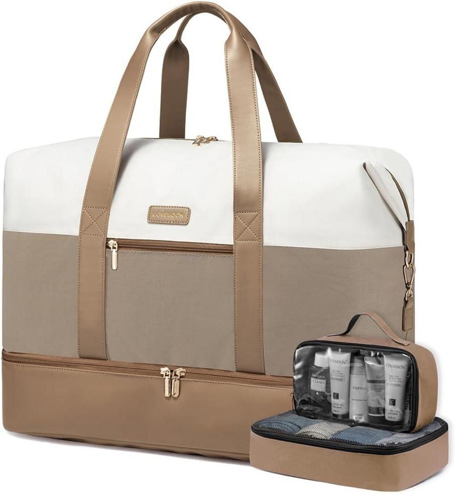 LuxusKollektion Reisetasche Reisetasche Damen Weekender Handgepäck günstig online kaufen