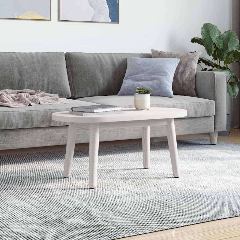 furnicato Tischplatte Massivholz Weiß 60 x 30 x 2,5 cm (1 St)