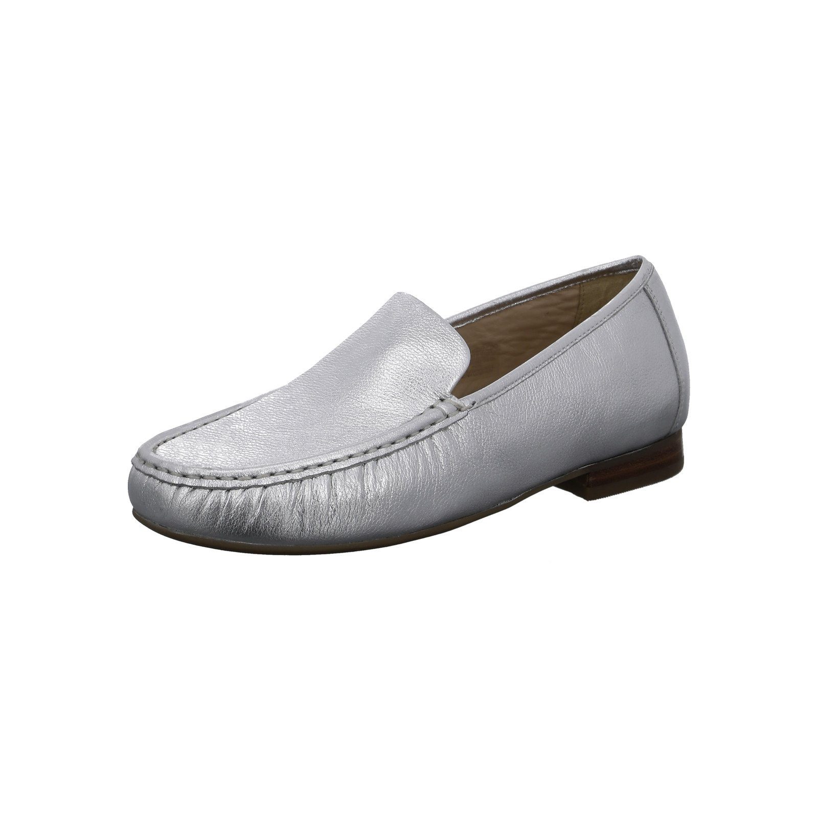 Ara Atlanta - Damen Schuhe Slipper Glattleder silber