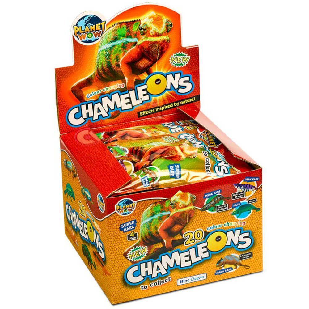 Blue Ocean Sammelfigur Blue Ocean Chamäleons Sammelfiguren 2024 - Planet Wow - 1 Display (Set), Chamäleons Planet Wow - 1 Display