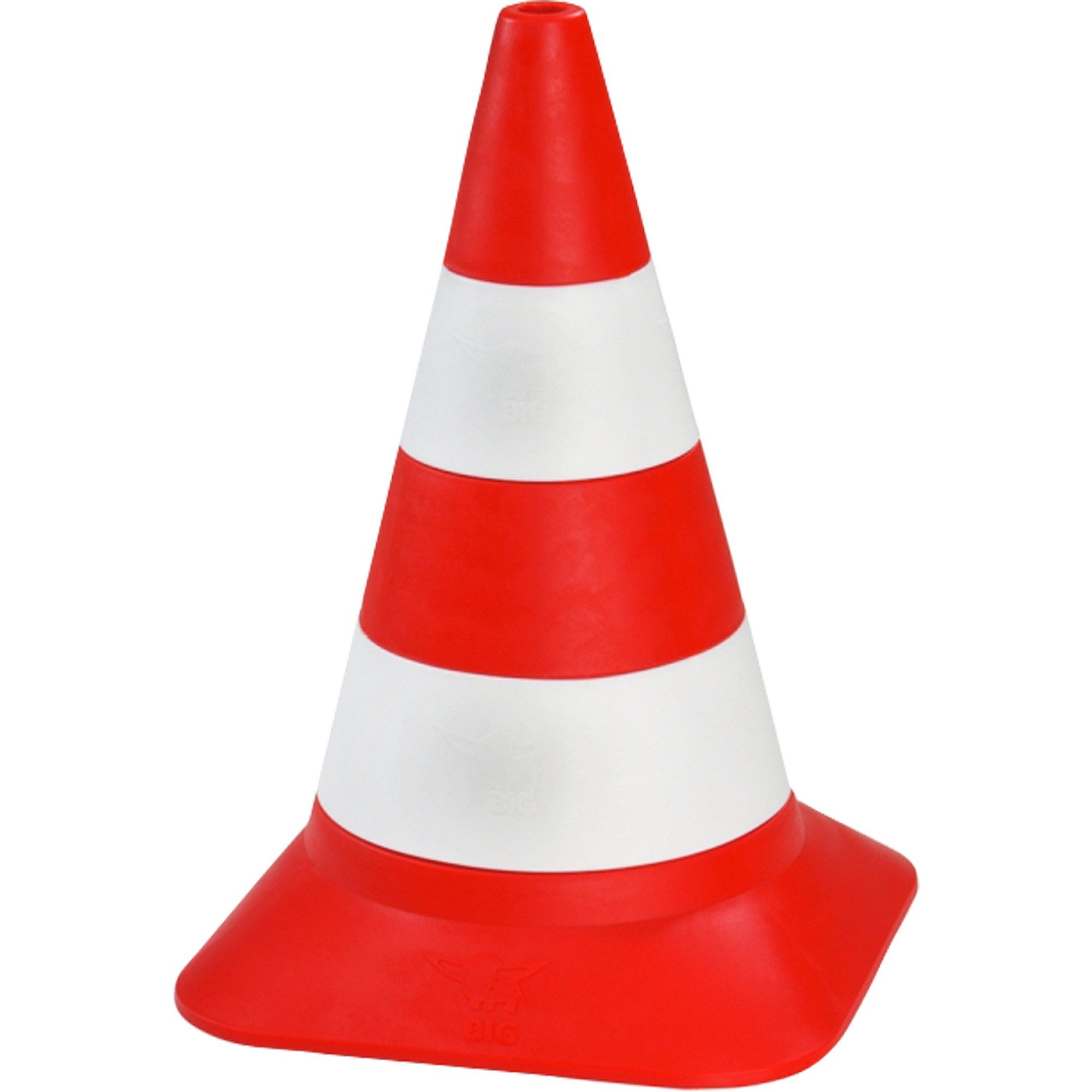 BIG Spiel-Verkehrszeichen BIG Pylonen Set 4 Stück, Verkehrszeichen