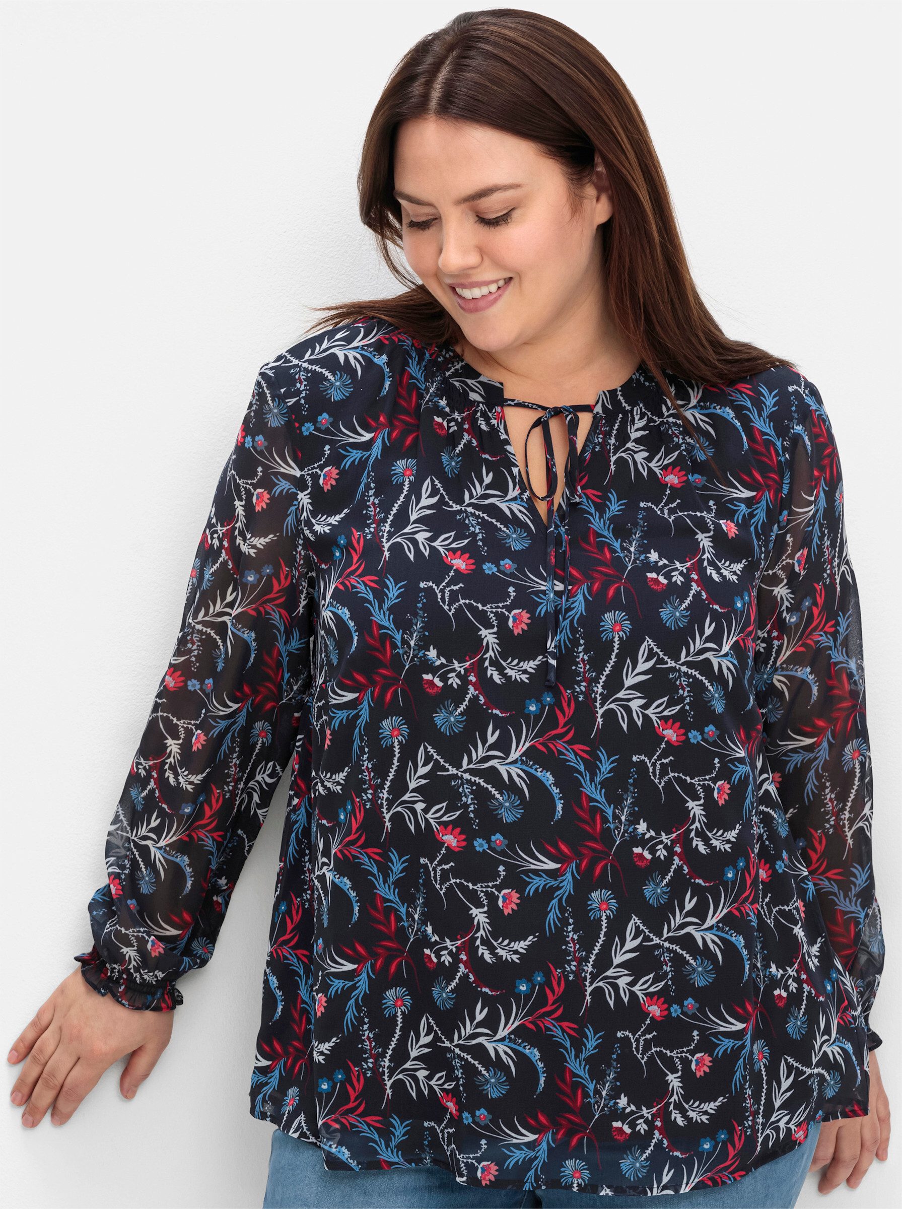 Sheego Klassische Bluse Tunika . günstig online kaufen