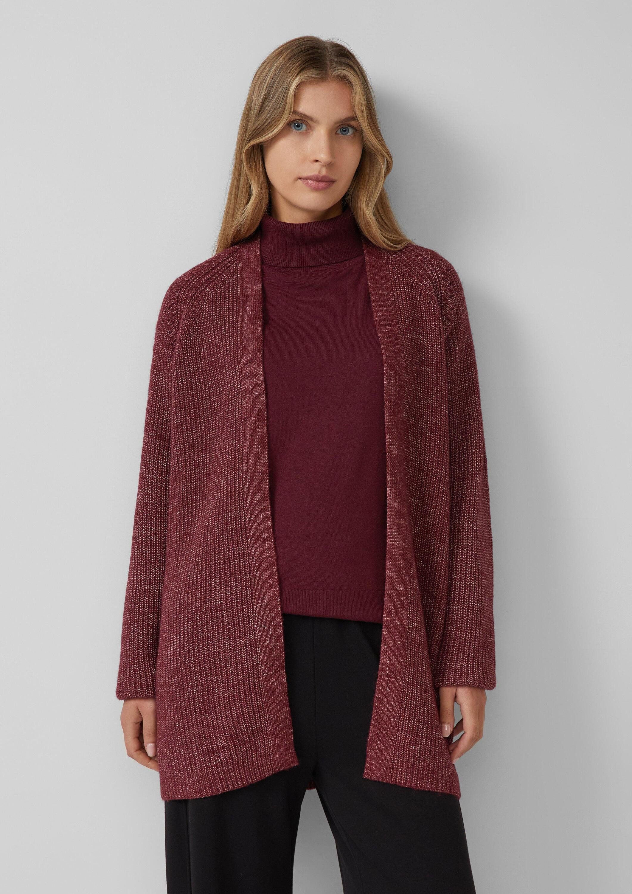 s.Oliver Cardigan Strickjacke Strukturierter Cardigan im Relaxed Fit
