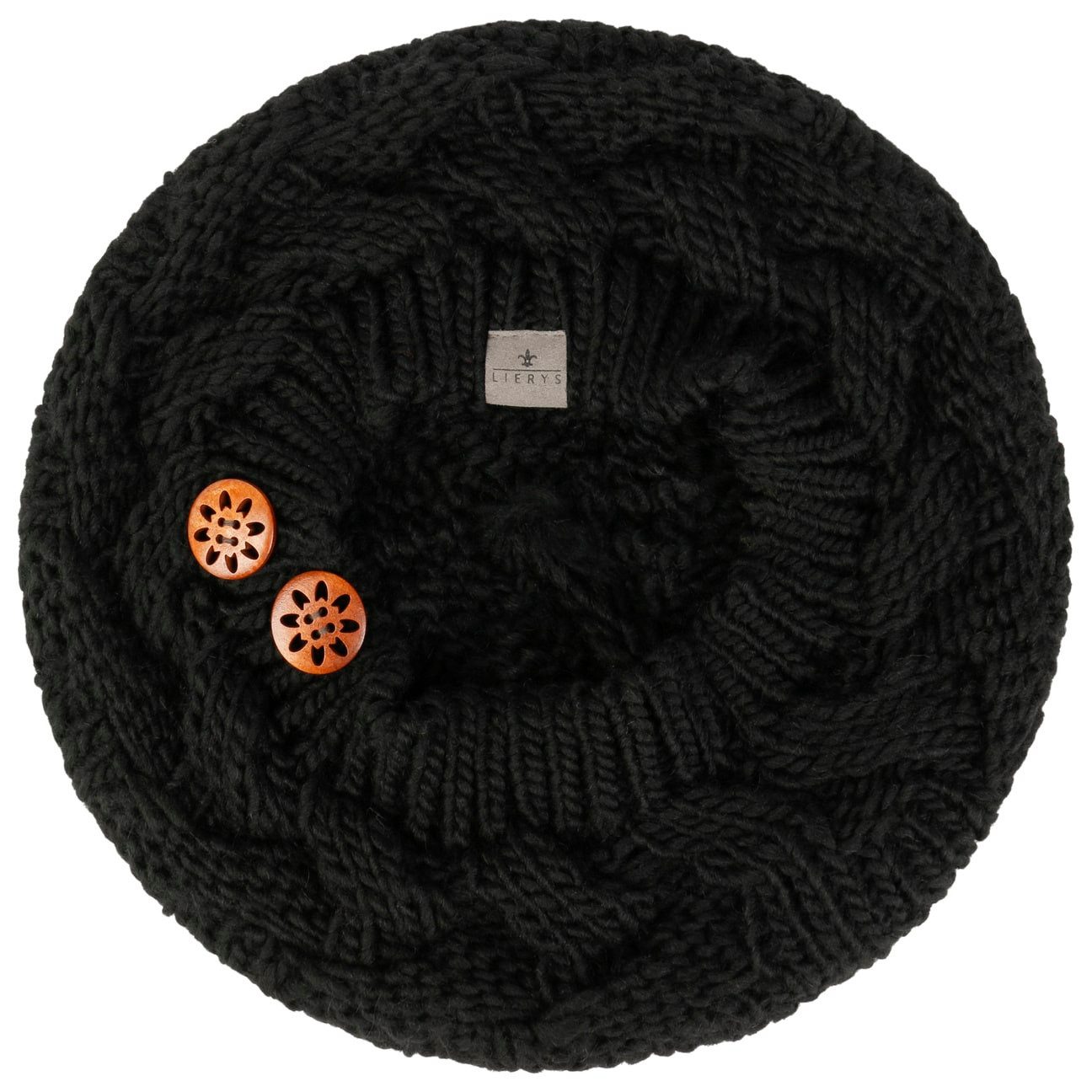 Lierys Baskenmütze (1-St) Strickbaske, Made in Germany