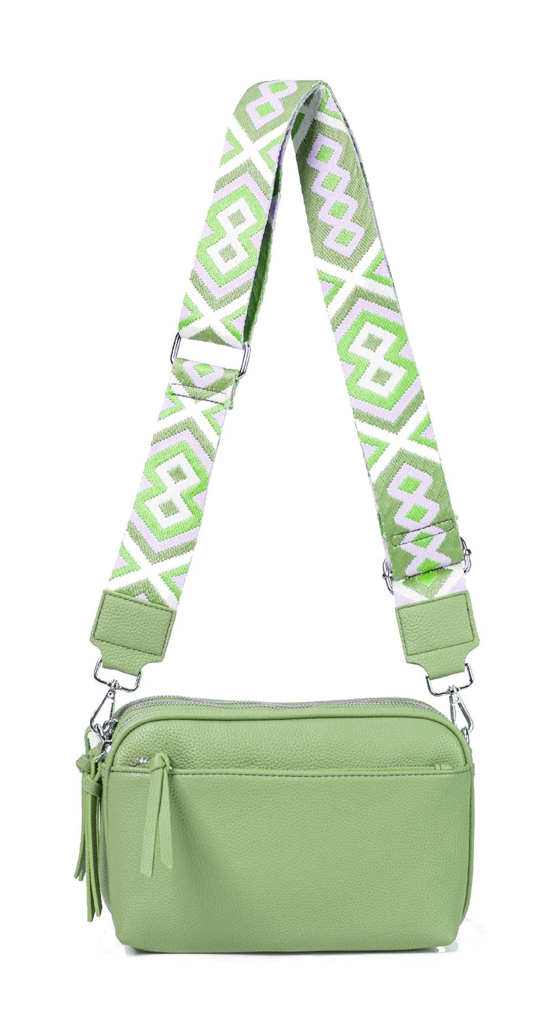 ITALYSHOP24 Schultertasche Damen Umhängetasche Brusttasche Cross günstig online kaufen