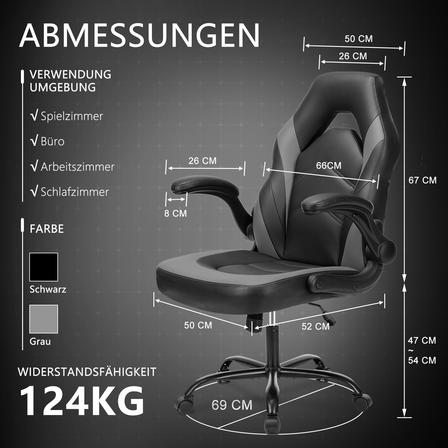 Refined Living Gaming-Stuhl Ergonomie Gaming chair günstig online kaufen