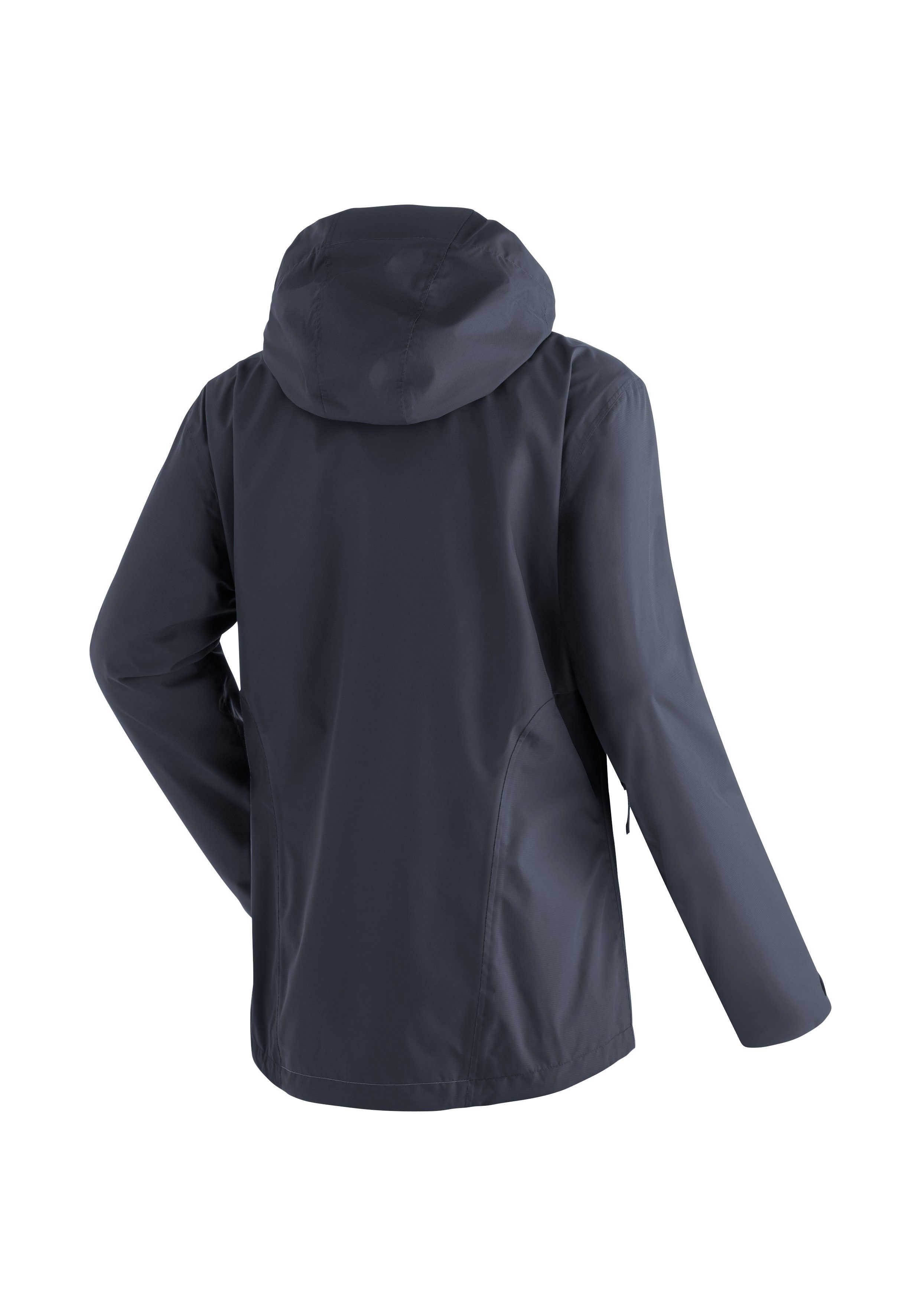 DJ Outdoorjacke Maier mit Sports Gregale W Funktionsjacke wasserdicht, Damen Kapuze Wanderjacke dunkelblau