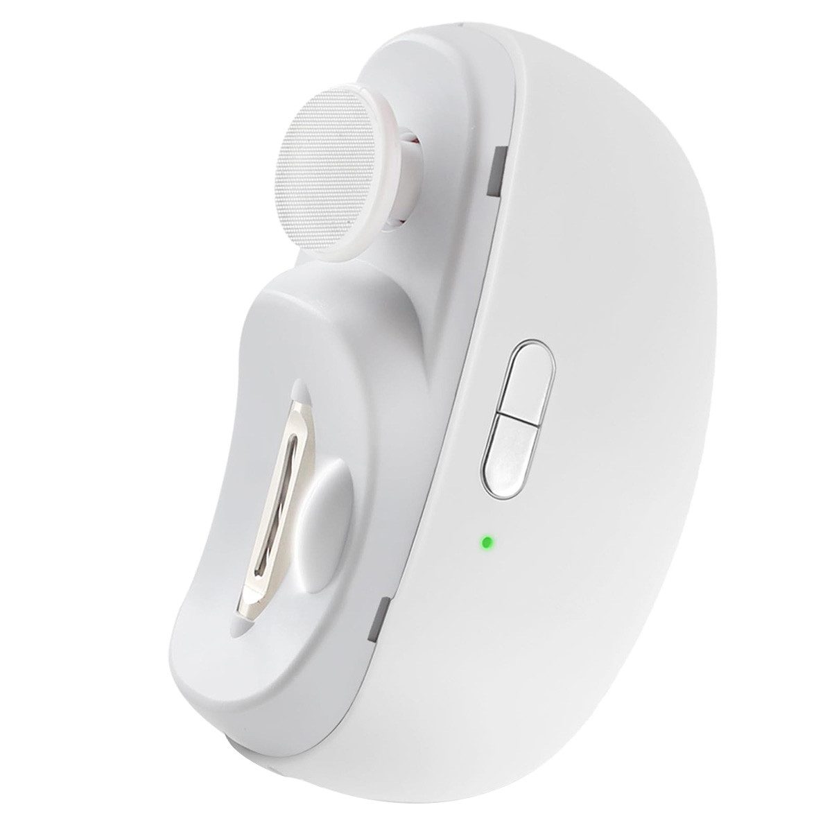 Welikera Nagelknipser Elektrischer Nagelknipser mit Nagelfeile,Nagelschneider elektrisch, mit LED-Licht und Auffangbehälter,für Zuhause und unterwegs