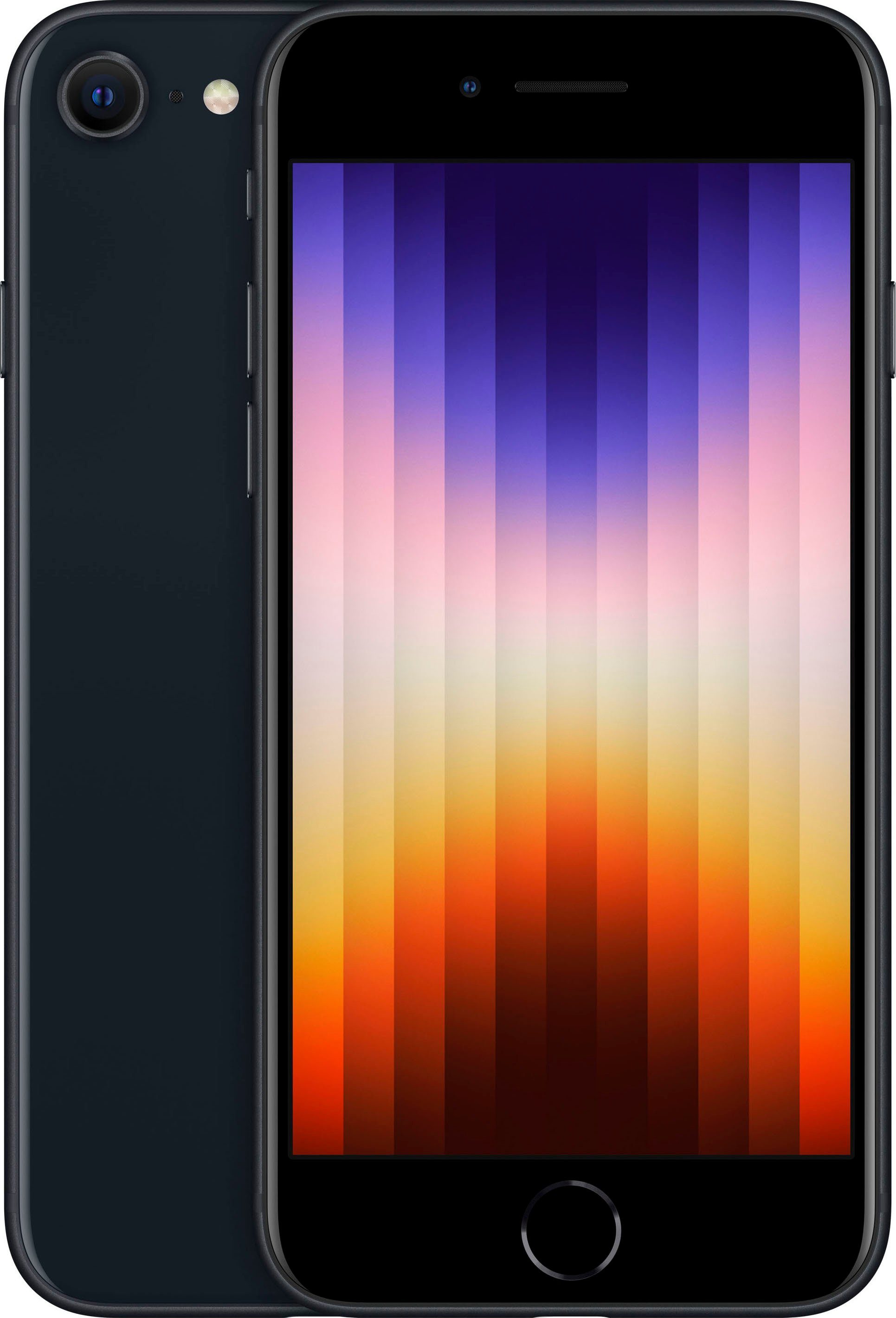 Apple iPhone SE (2022) Smartphone (11,94 cm/4,7 Zoll, 128 GB Speicherplatz, 12 MP Kamera) Midnight