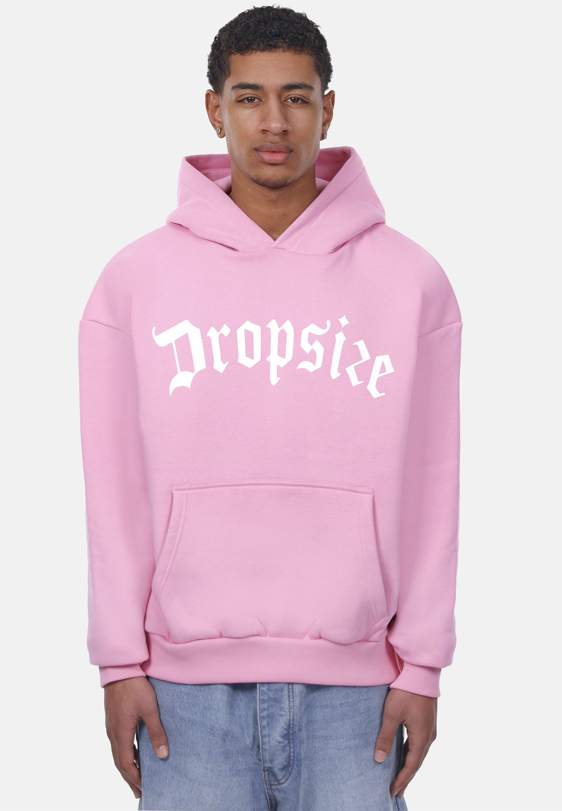 Dropsize Rundhalspullover Dropsize HEAVY LOGO DESIGN HOODIE (1-tlg)