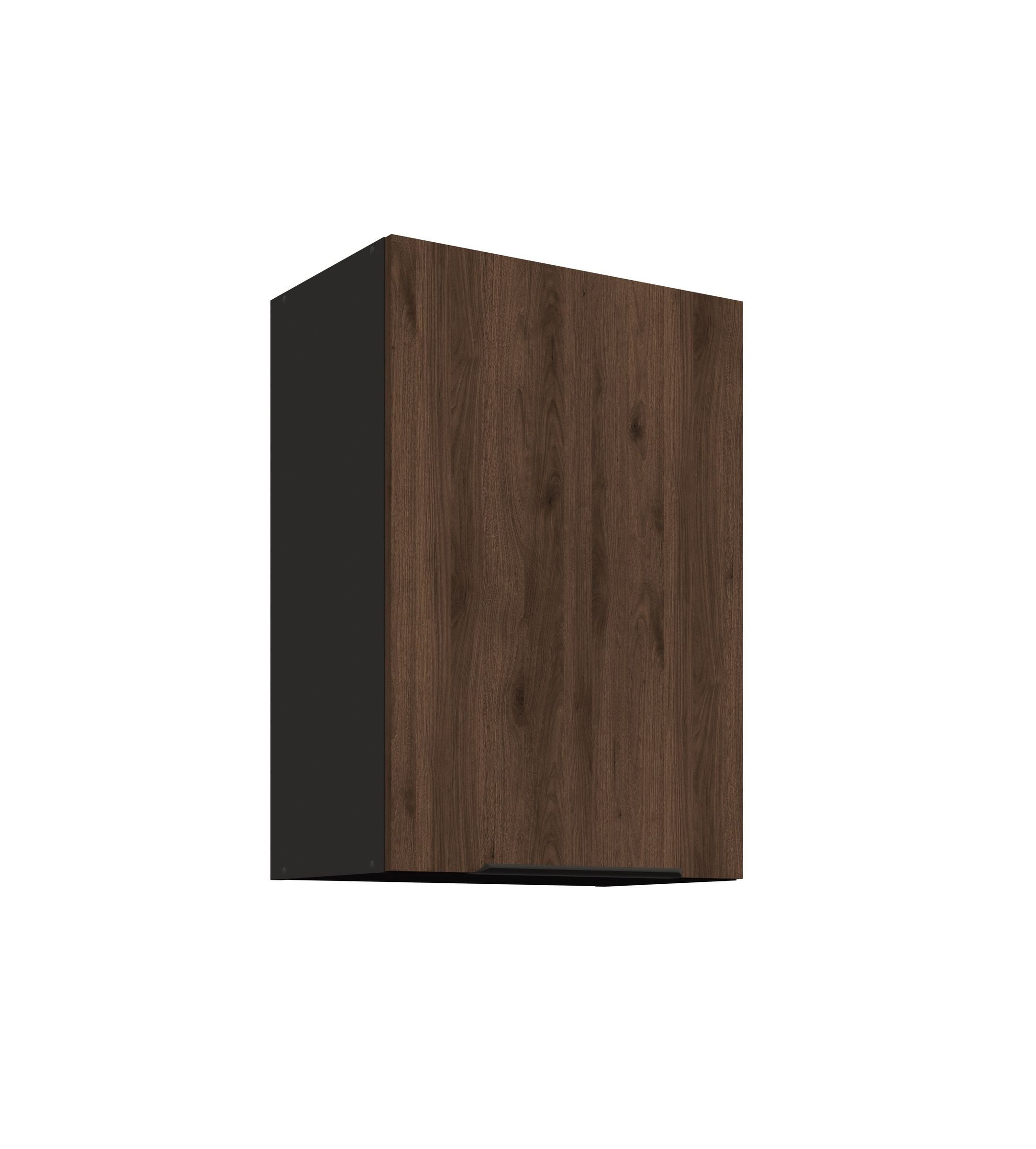 Küchen-Preisbombe Hängeschrank 50 cm Küche MONZA Okapi Nußbaum Küchenzeile Küchenblock Einbauküche