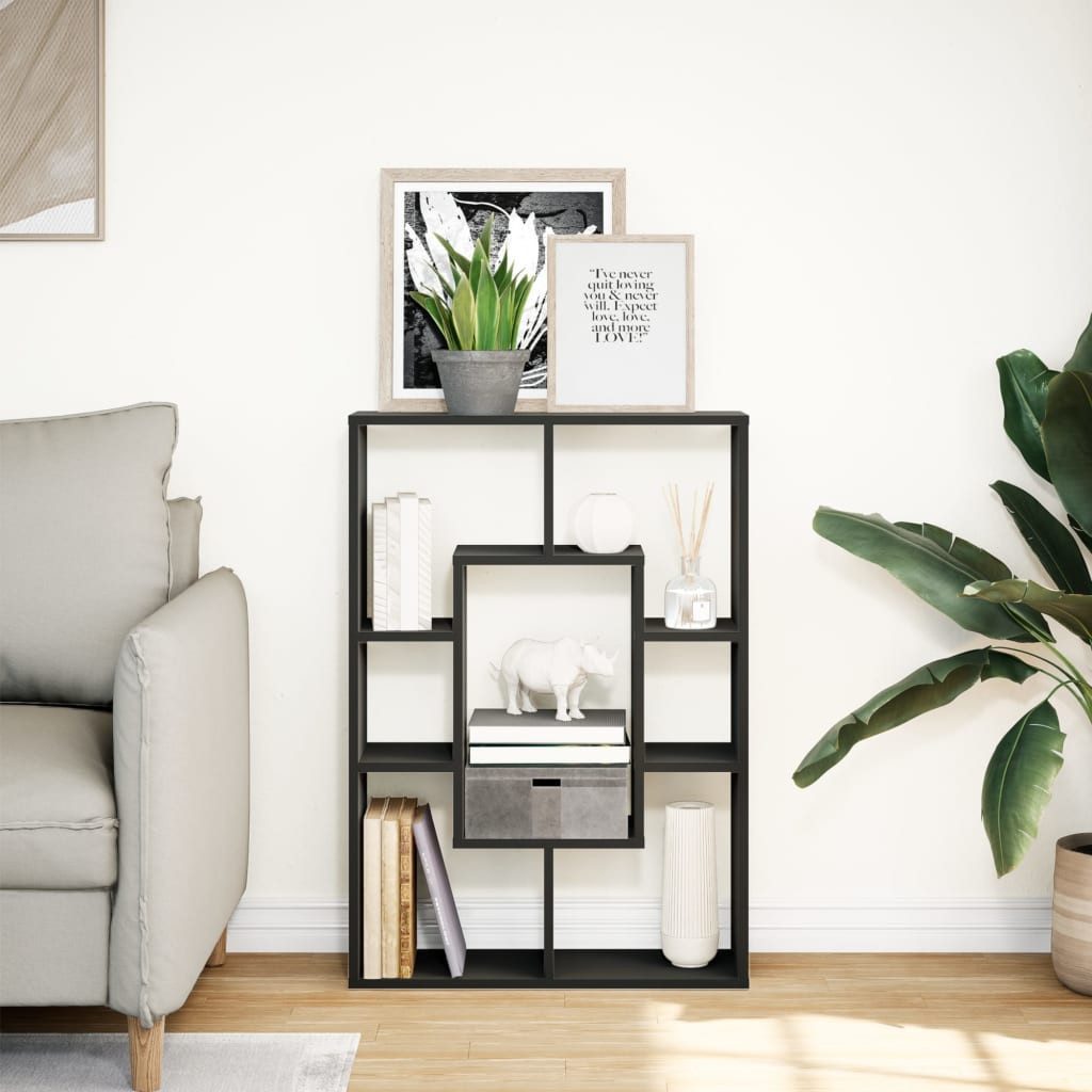 vidaXL Bücherregal Bücherregal Schwarz 63x20x90 cm günstig online kaufen