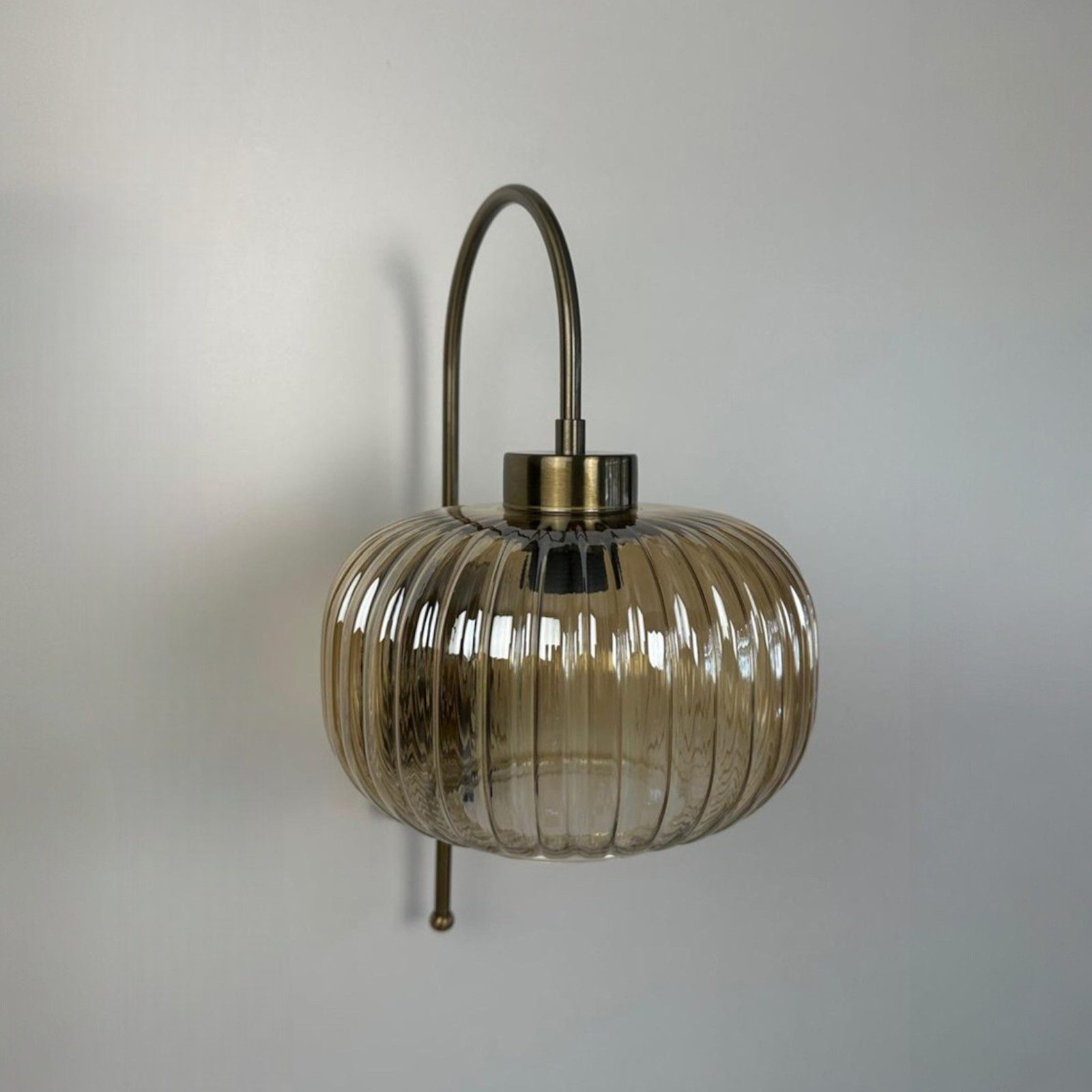 Bamyum Wandleuchte Mola Vintage Glas Wandleuchte, ohne Leuchtmittel