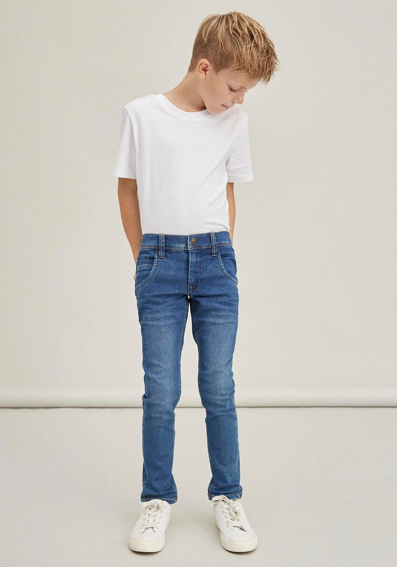 Name It DNMTAX Blau PANT Stretch-Jeans NKMSILAS