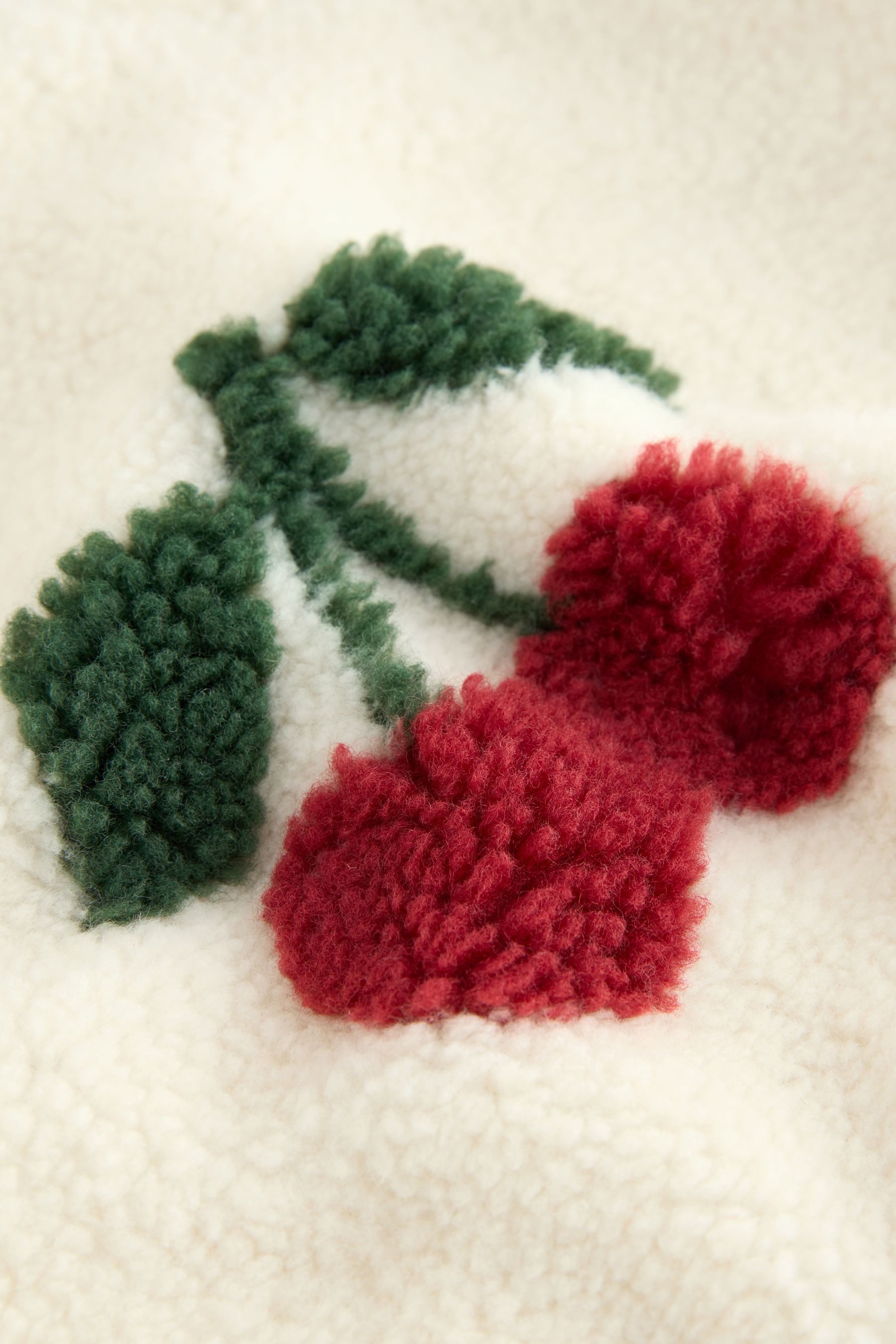 Next Fleecejacke Borg-Fleece mit Reißverschluss (1-St)