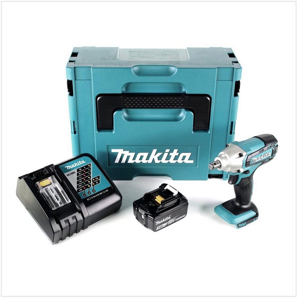Thumbnail - Makita Akku-Schlagschrauber DTW 190 RF1J 18V Li-Ion Akku Schlagschrauber im Makpac - mit 1x 3,0 A