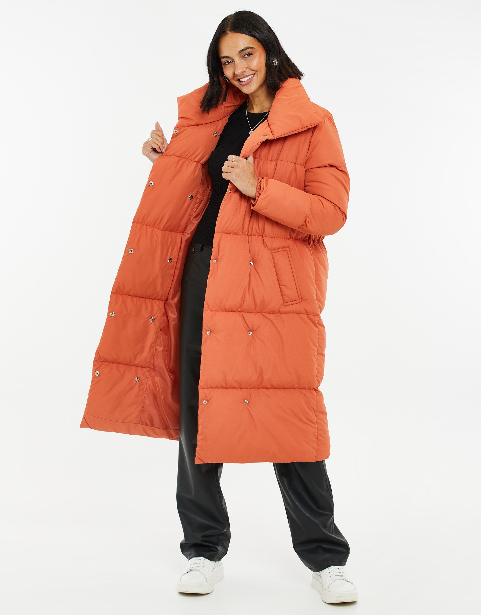 Threadbare Wintermantel Coral (1-tlg) mit stilvollem Reverskragen