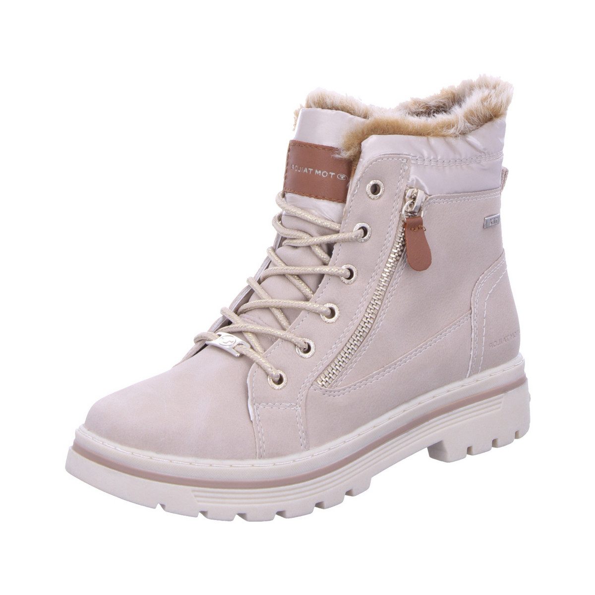 Supremo beige Schnürstiefel (1-tlg)