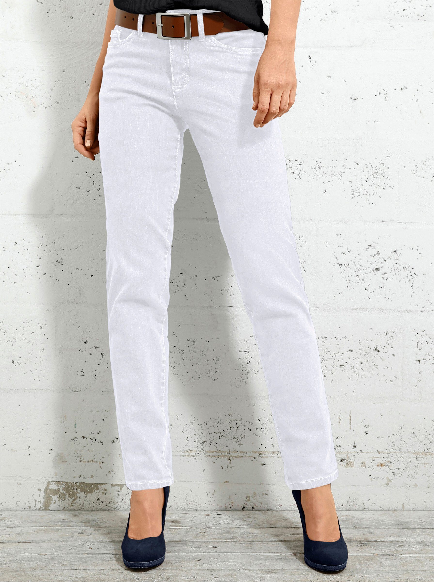 Witt Bequeme Jeans Jeans leicht vertieft