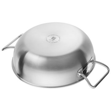 Zwilling Wok ZWILLING Pro Wok 30 cm, 18/10 Edelstahl Geeignet für alle Herdarten, (1-tlg)