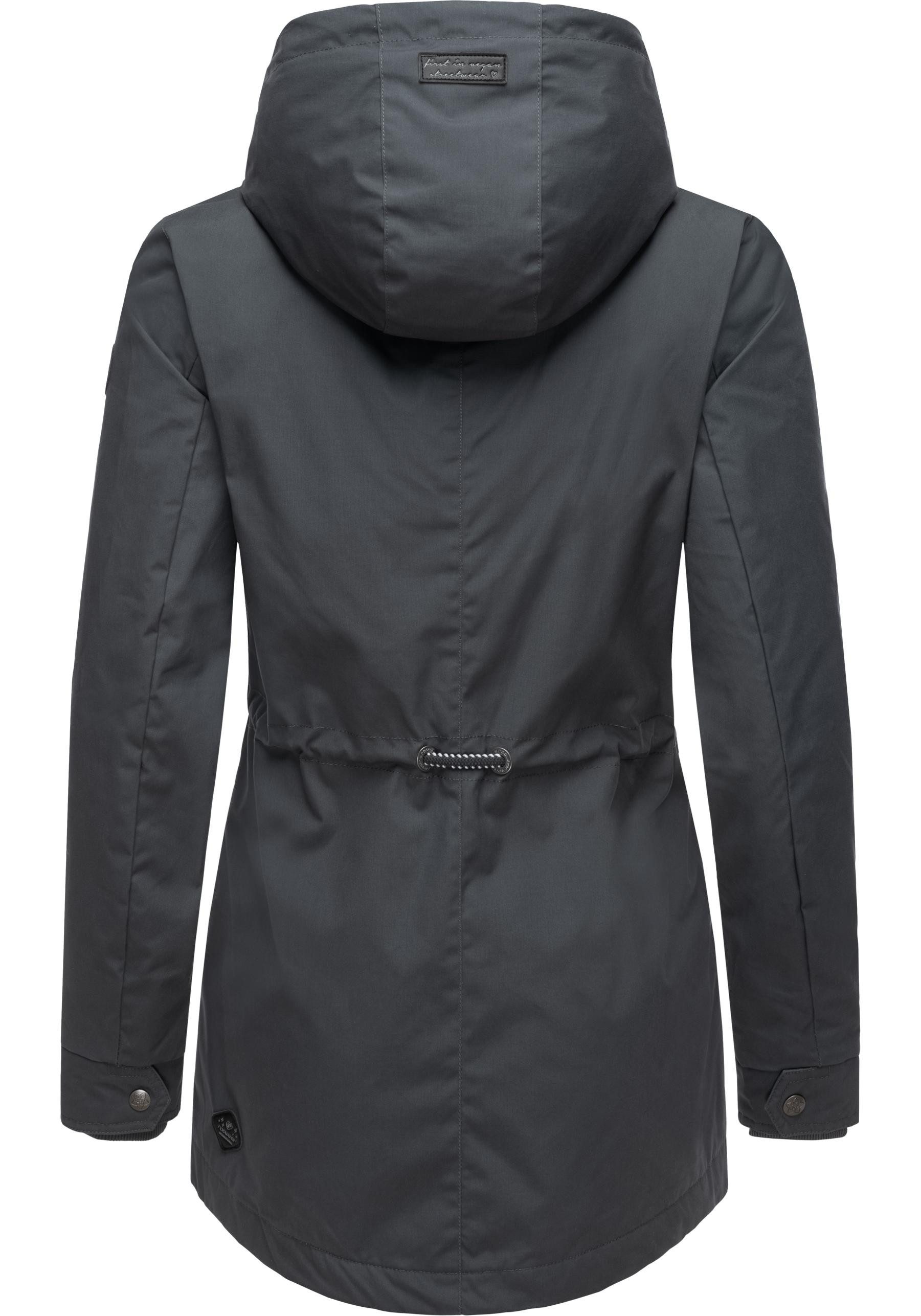 Ragwear Winterjacke Monadis Black Label stylischer Winterparka für die kalte Jahreszeit