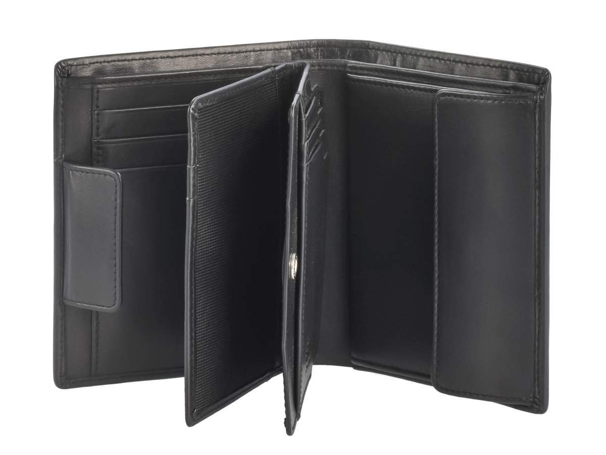 Kartenfächer Geldbörse Schutz, Portemonnaie, Harry, RFID 14 Esquire Geldbeutel, Leder,