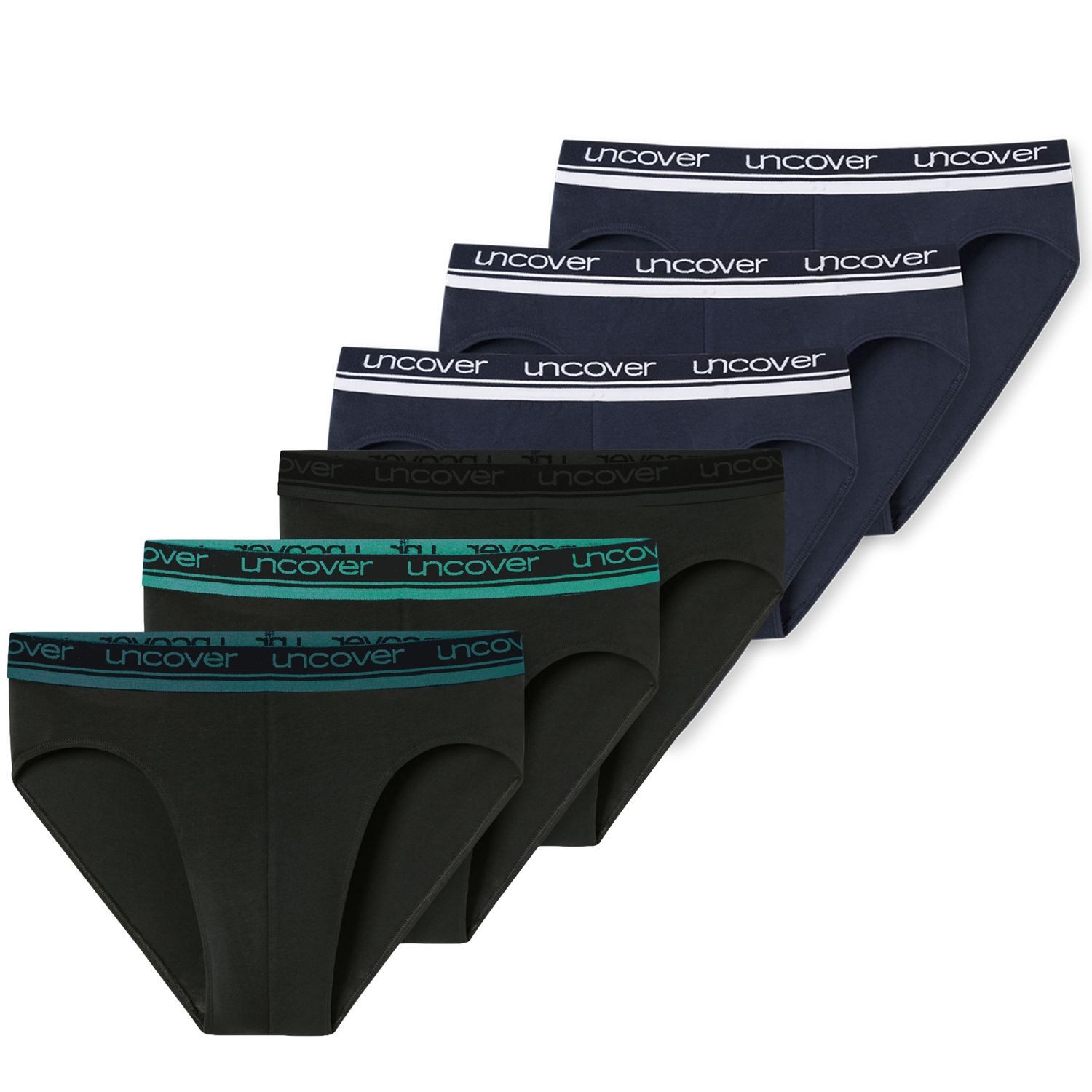 uncover by SCHIESSER Slip Cotton mit Webgummibund im Mehrpack
