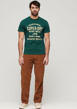 Superdry T-Shirt WORKWEAR FLOCK GRAPHIC T SHIRT
