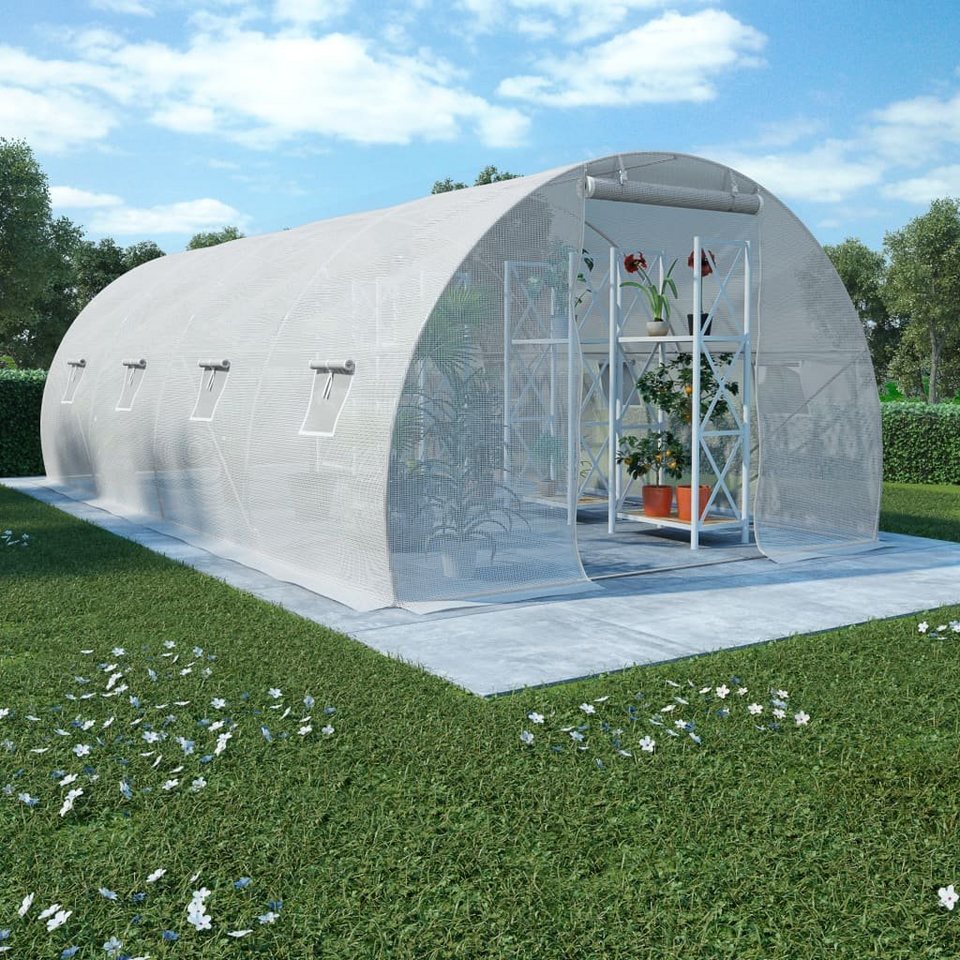 vidaXL Gewächshaus »Gewächshaus 18 m² 600×300×200 cm«