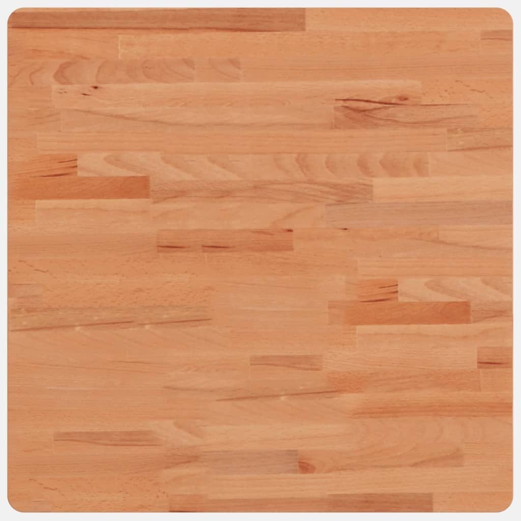 vidaXL Tischplatte, 60x60x1,5 cm Quadratisch Massivholz Buche