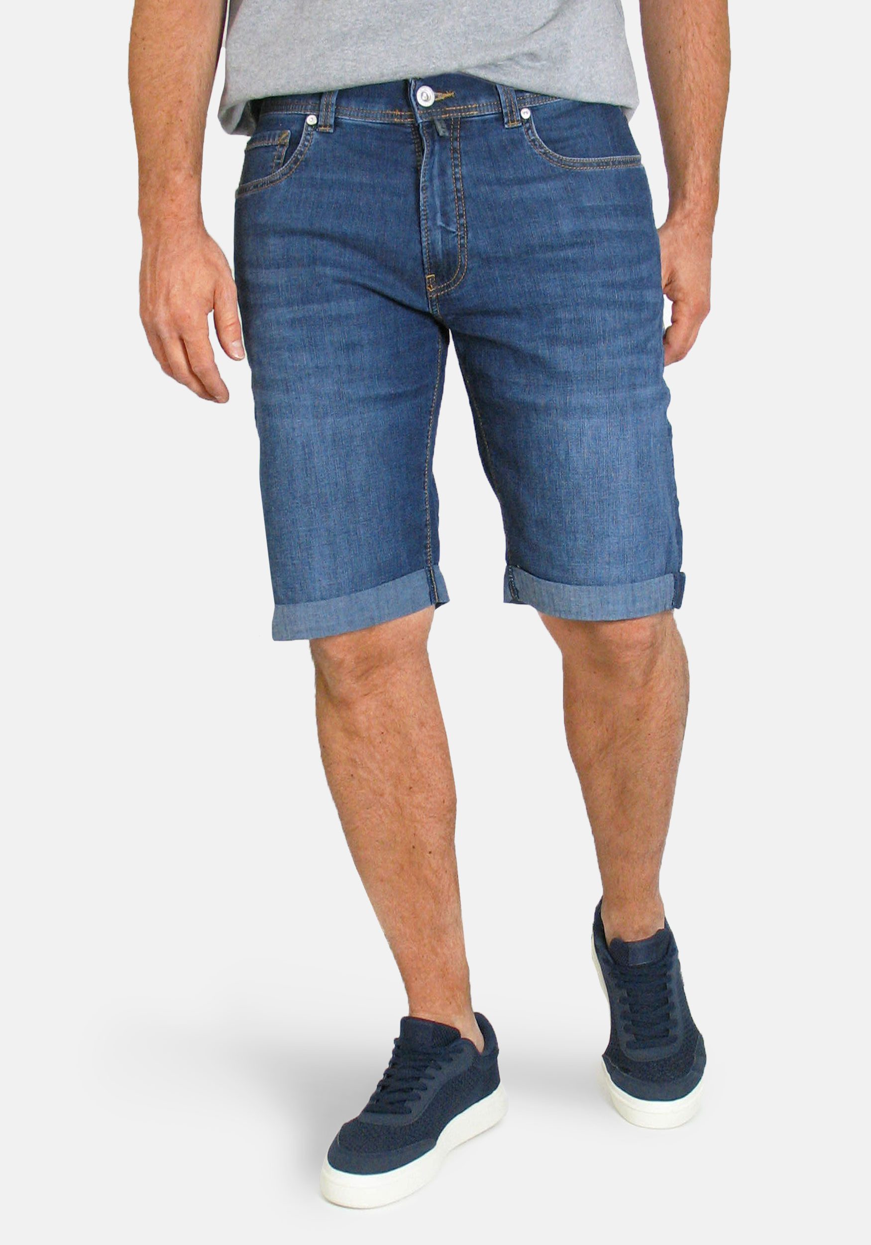 Pierre Cardin Jeansshorts Lyon Bermuda Sommer-Denim, superleicht