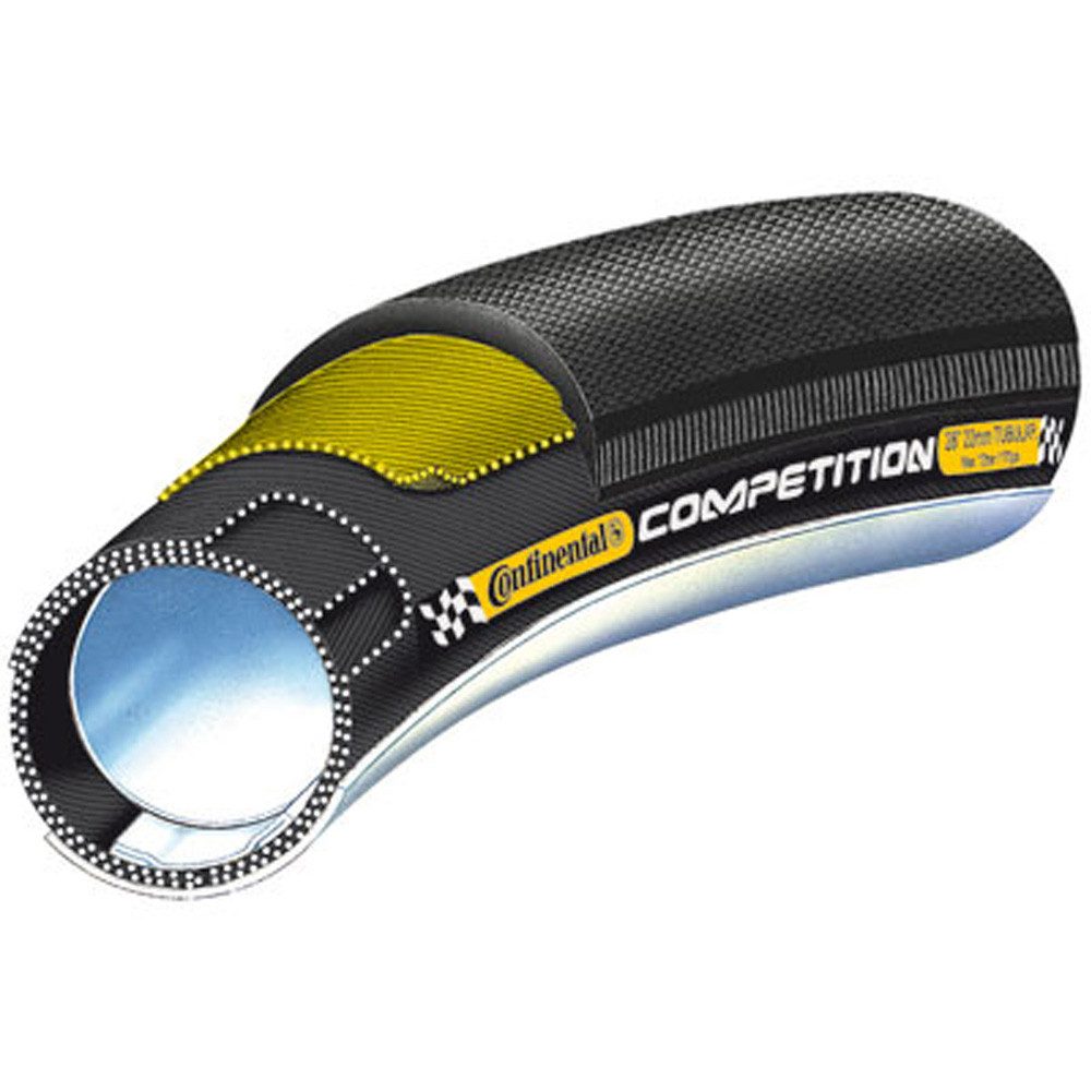 Fahrradreifen Continental Competition Schlauchreifen 28 19mm 19-633 schwarz Fahrrad