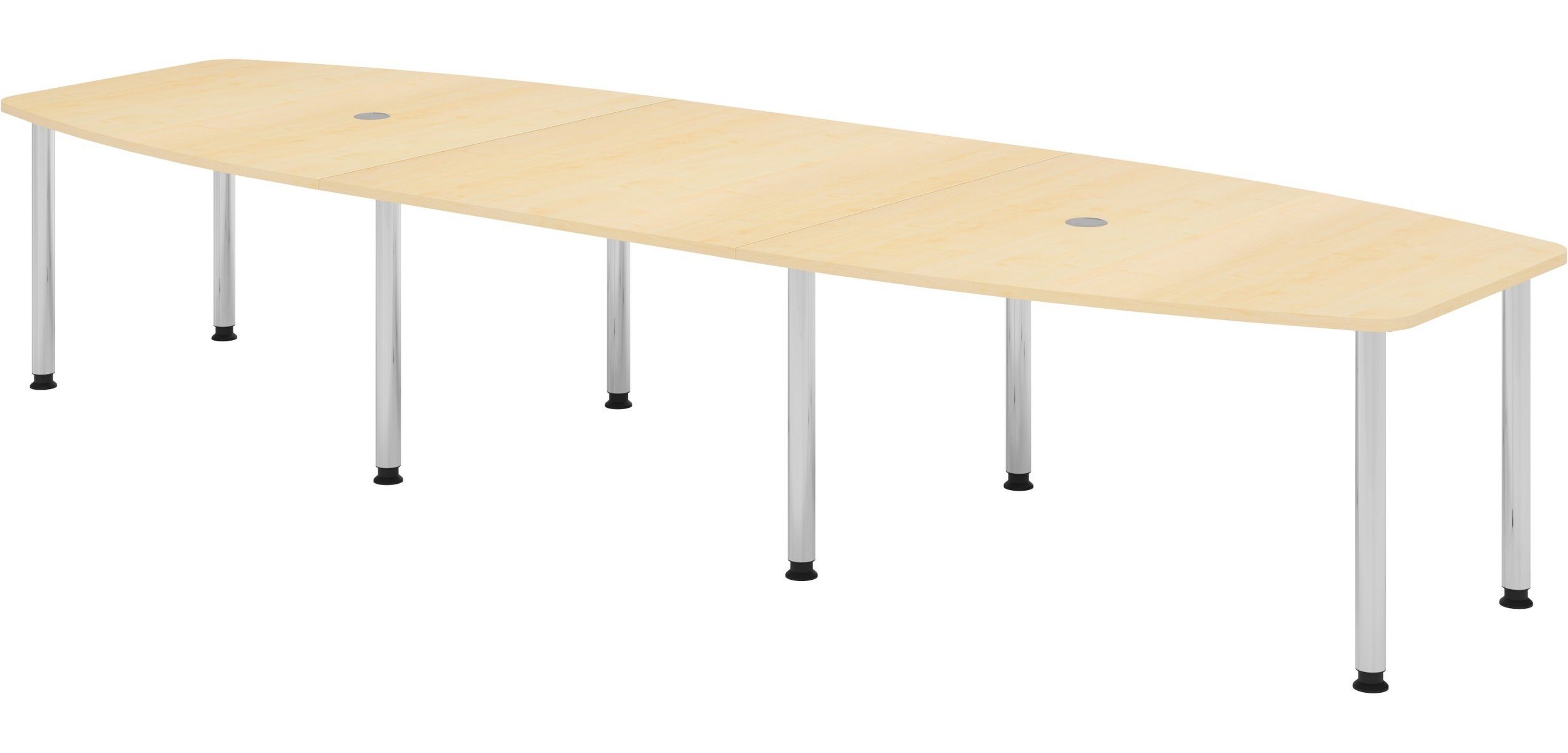 Schreibtisch Buche Dekor 200x100cm - Besprechungstisch Für Büro Und Homeoffice